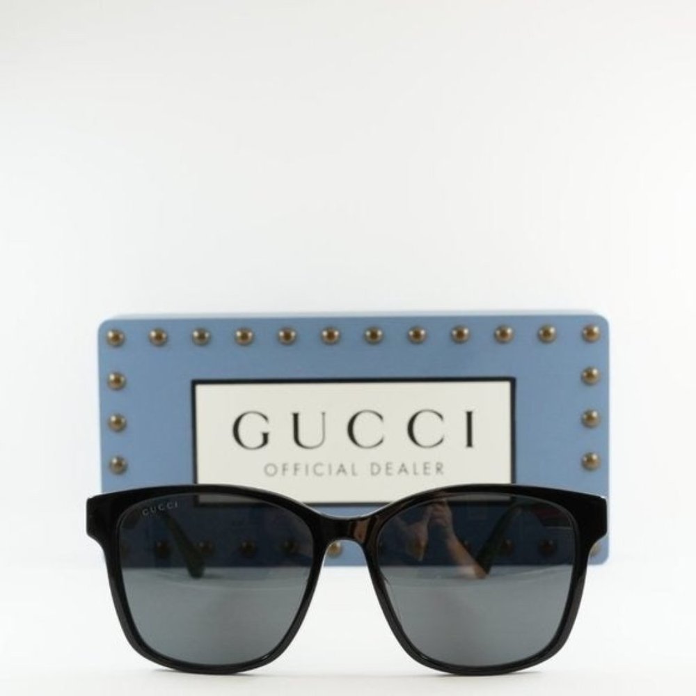 FINAL PRICE NEW GUCCI GG0417SK 001 Black/Grey UNISEX SUNGLASSES - Picture 5 of 9